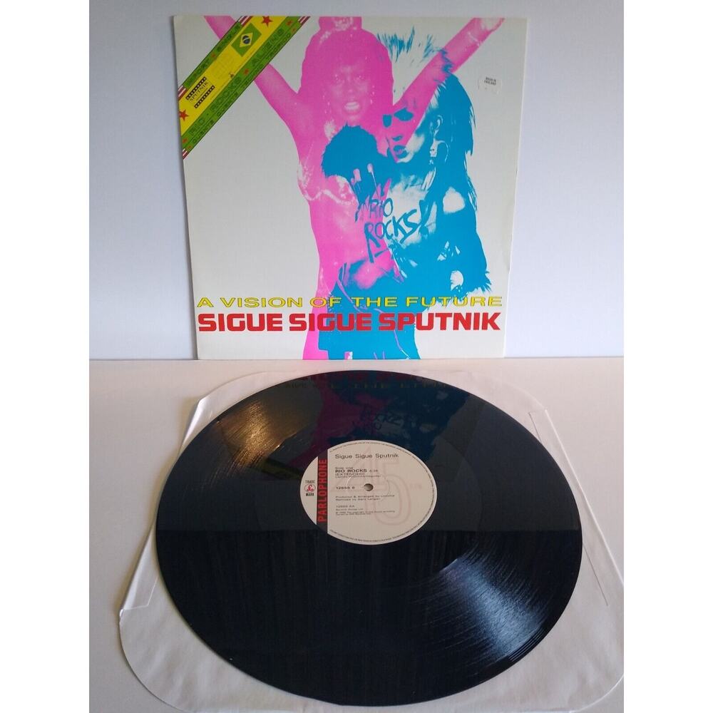 Sigue Sigue Sputnik Rio Rocks 12" Vinyl Record Shock Rock Synth-Pop New Wave UK